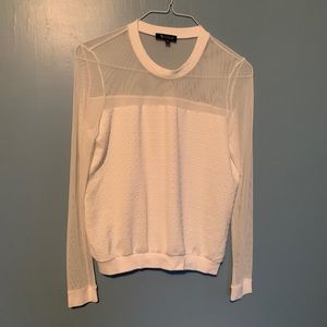 🌸🌸🌸 White Mesh Top